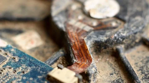 Old Hard Drive Stock Footage 153178038