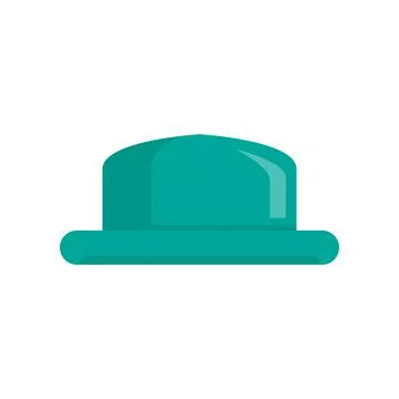 Old Hat icon in flat style Stock Illustration