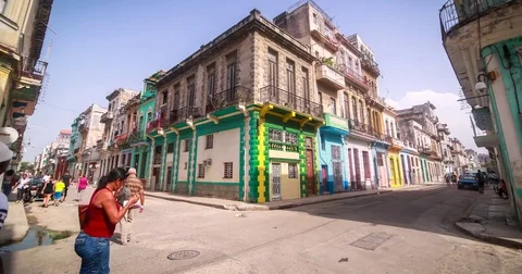 Old Havana, Cuba Video stock 78677980