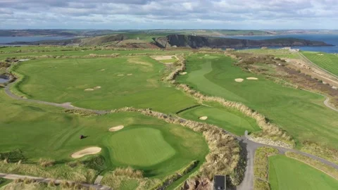 Old Head Golf Links, Golf Club, West Cork, Ireland 4K Stock Footage 234143783