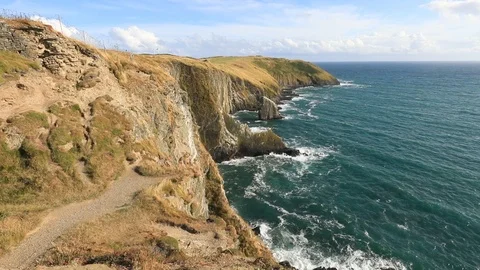 Old head of Kinsale Stock Footage 93417404