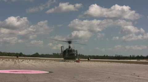 Old helicopter Stock Footage 660044