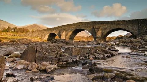 Old Highland Bridge 4K Stock Footage 46538326