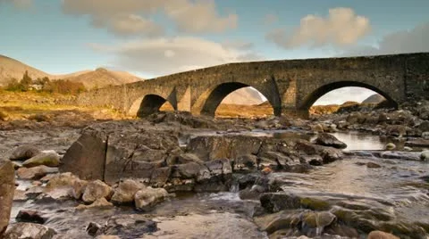 Old Highland Bridge Stock Footage 10922113
