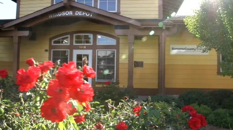 Old Historic Train Depot Stock Footage 846070