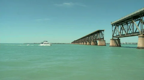 Old Historical Bridge Stock Footage