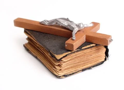 Old holy bible Stock Photos