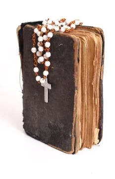 Old holy bible Stock Photos