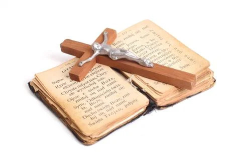 Old holy bible Stock Photos