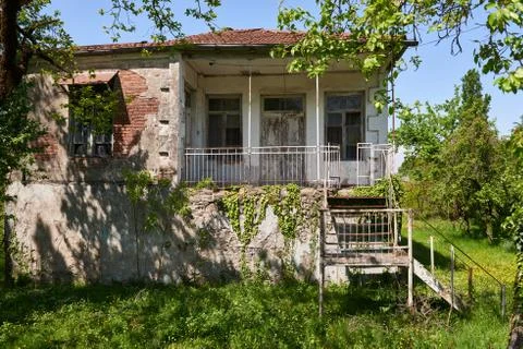 Old home in Georgia, Guria region Stock Photos