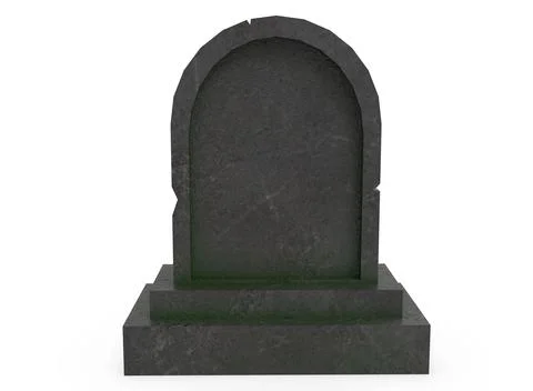 Old horror tombstone on the background 3d-rendering Иллюстрация
