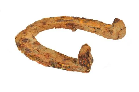 Old horseshoe Foto stock