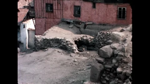 Old House and Rubble Stock Footage 278100859