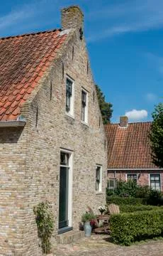 Old house in bourtange Stock Photos