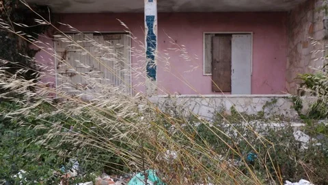 Old House Closed - Facade Video stock 111822200