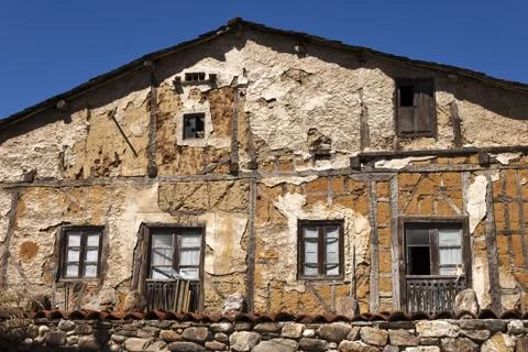 Old house facade Stock Photos