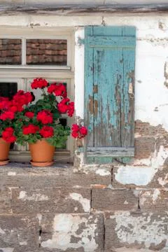 Old house facade Stock Photos