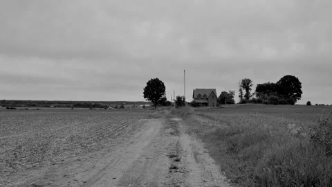 An old house on a farm Stock Footage 278329260