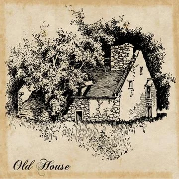 Old house Stock Illustration