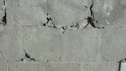 Old house interior ceramic tiles falling off from the wall in the bathroom 動画素材 94099877