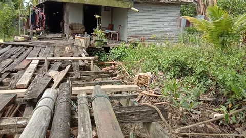 Old House Legend Stock Footage 246134749