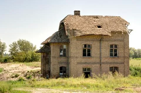 Old house made of bricks Stock Photos