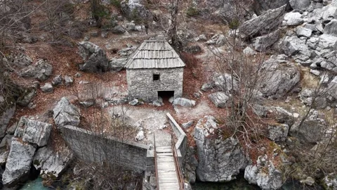 Old house in the mountain Stock Footage 320077811