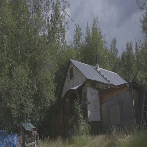 Old house in the nature. Stock Footage 69287575