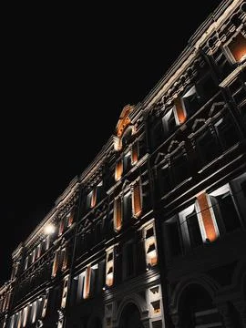 Old House At Night Fotos de archivo