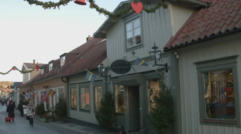 Old house. Sweden Stock Footage 33752618