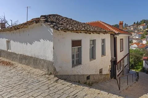 Old Houses in Ohrid Stock Photos