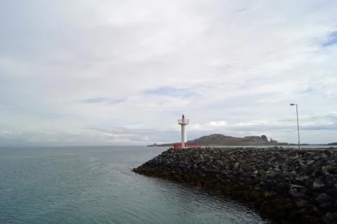 Old Howth Harbour Lighthouse Stock Photos