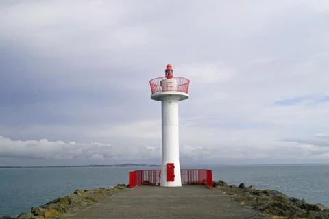 Old Howth Harbour Lighthouse Stock Photos