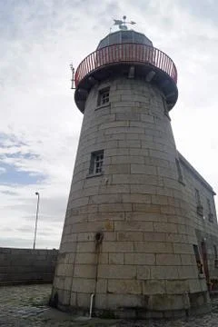 Old Howth Harbour Lighthouse Stock Photos