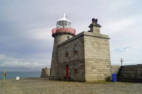 Old Howth Harbour Lighthouse Stock Photos