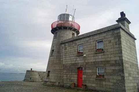 Old Howth Harbour Lighthouse Stock Photos