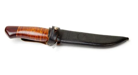 Old hunting knife Stock Photos