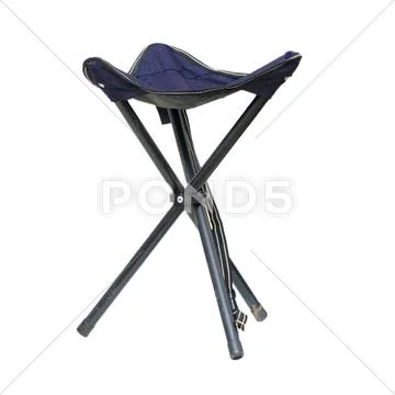 Old hunting stool Stock Photos