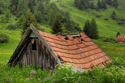 Old hut Stock Photos