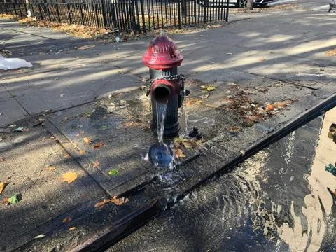 Old Hydrant at Lower Manhattan Stock Photos