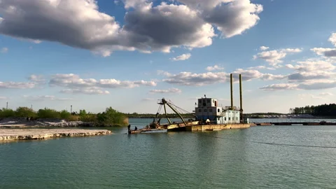 Old hydraulic pump machine in Ukraine Stock Footage 201340588