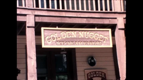 Old Ice Cream Parlor Stock Footage 276290476