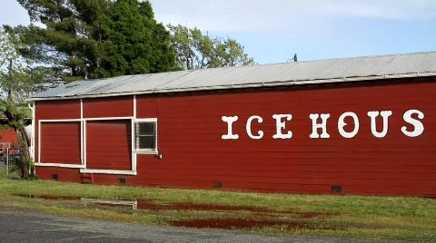 Old Ice House Stock Footage 687812