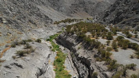 The old Inca trail at it pass along Atacama desert Andes mountains Video stock 117090947