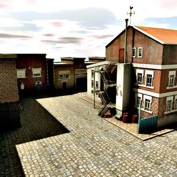 Old ind.Building 3D-Modell