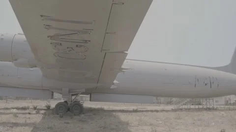 Old Indian Air craft Right Side view Stock Footage 272465701