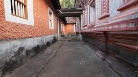 Old Indian Temple Stock Footage