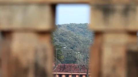 Old Indian Temple Stock Footage