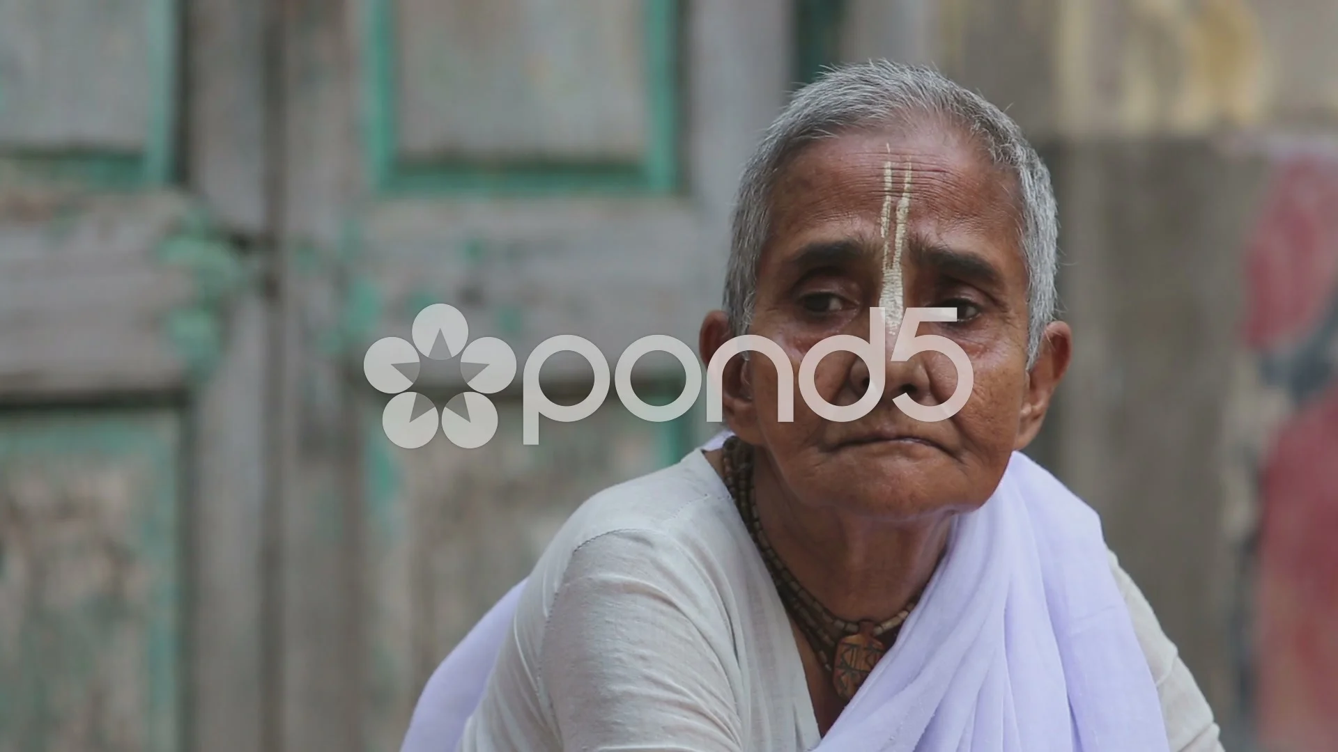 indian old woman