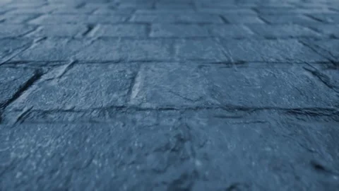 Old industrial 3d render animation of wall or floor texture. Broken stylized Stock Footage 255723269
